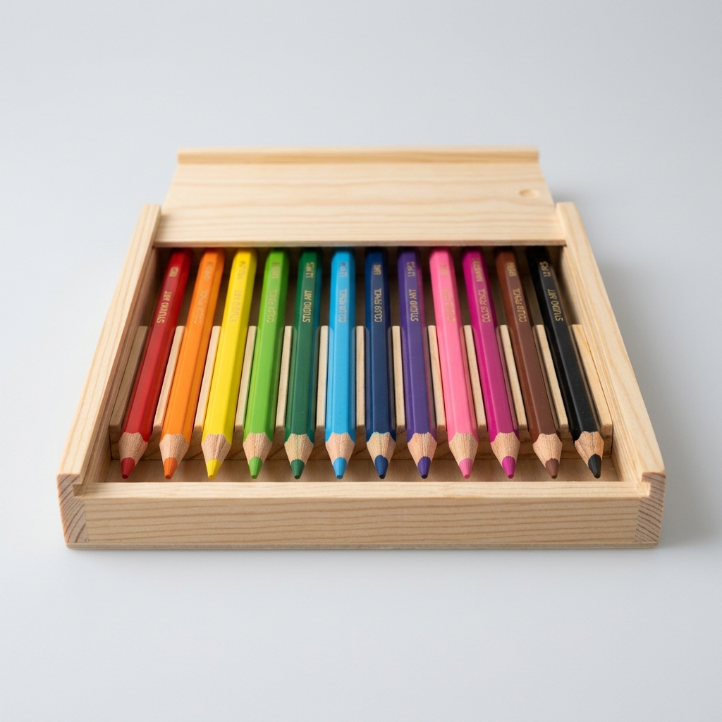 Color Pencils Set (12 Pcs)